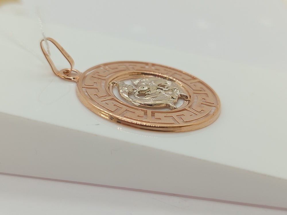 ПОДВЕСКА ЗНАК ЗОДИАКА РЫБЫ (Au 585)