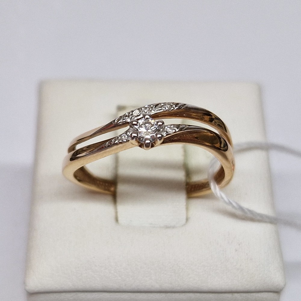 КОЛЬЦО БРИЛЛИАНТ Au 585