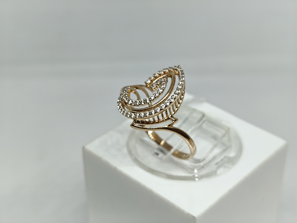 КОЛКМИ585 КОЛЬЦО С КАМНЯМИ (Au 585)