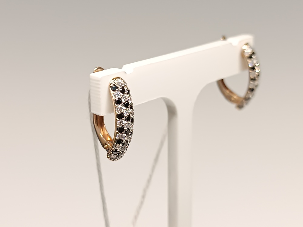 СКМИ585 СЕРЬГИ С КАМНЯМИ (Au 585)