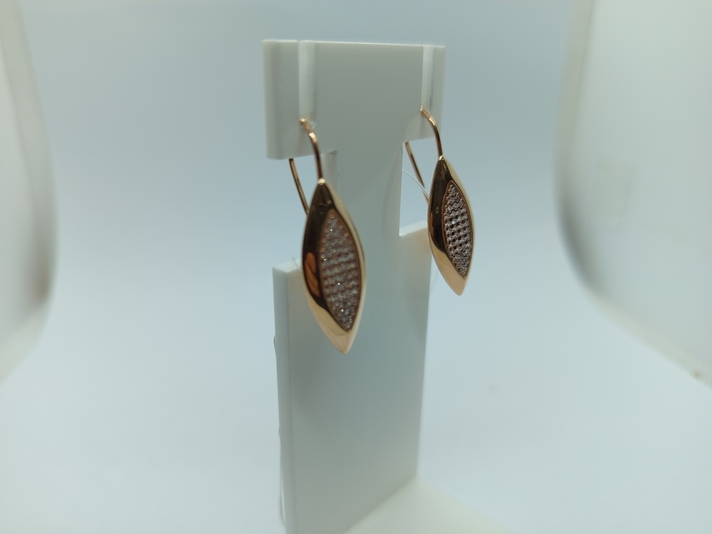 21049 СЕРЬГИ С КАМНЯМИ (Au 585)