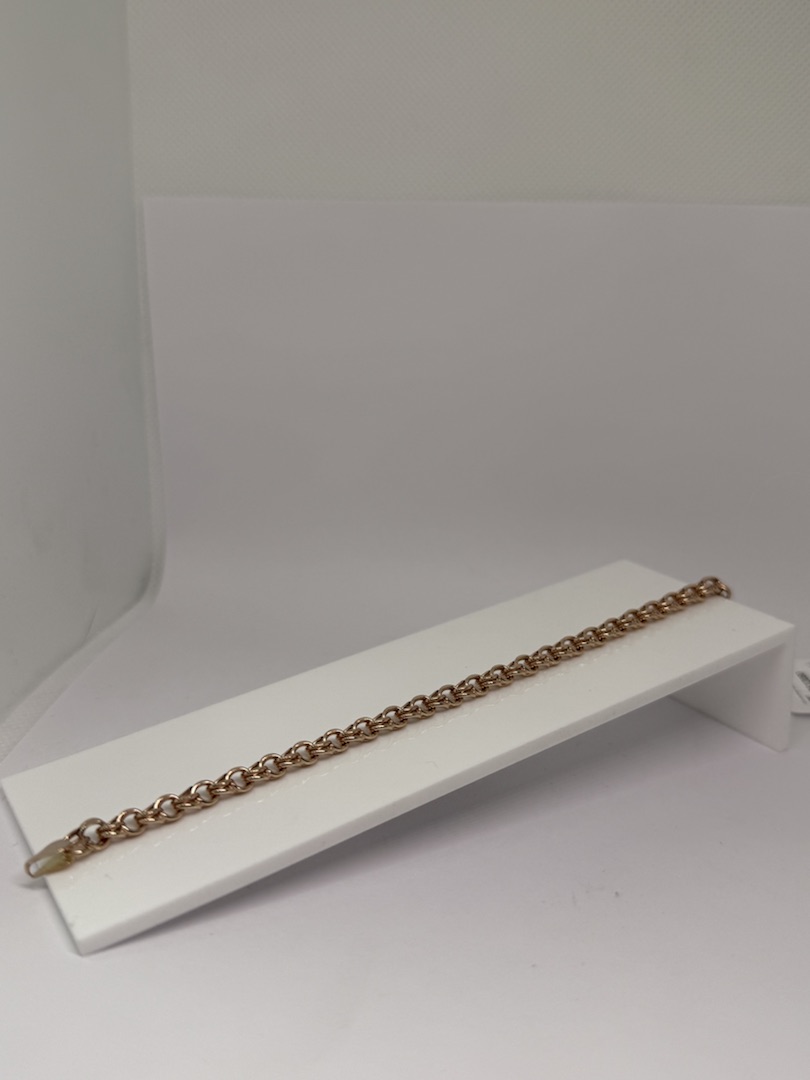 БРАСЛЕТ ПУСТОТЕЛЫЙ Бисмарк (Au 585)