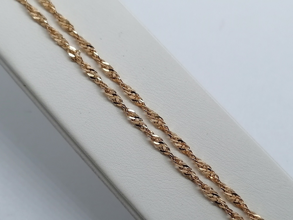 ЦЛСИ585 ЦЕПЬ ПОЛНОВЕСНАЯ Сингапур (Au 585)