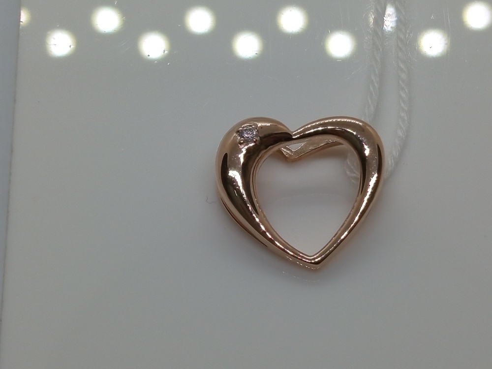 ПОДКМ585 ПОДВЕСКА С КАМНЕМ (Au 585)