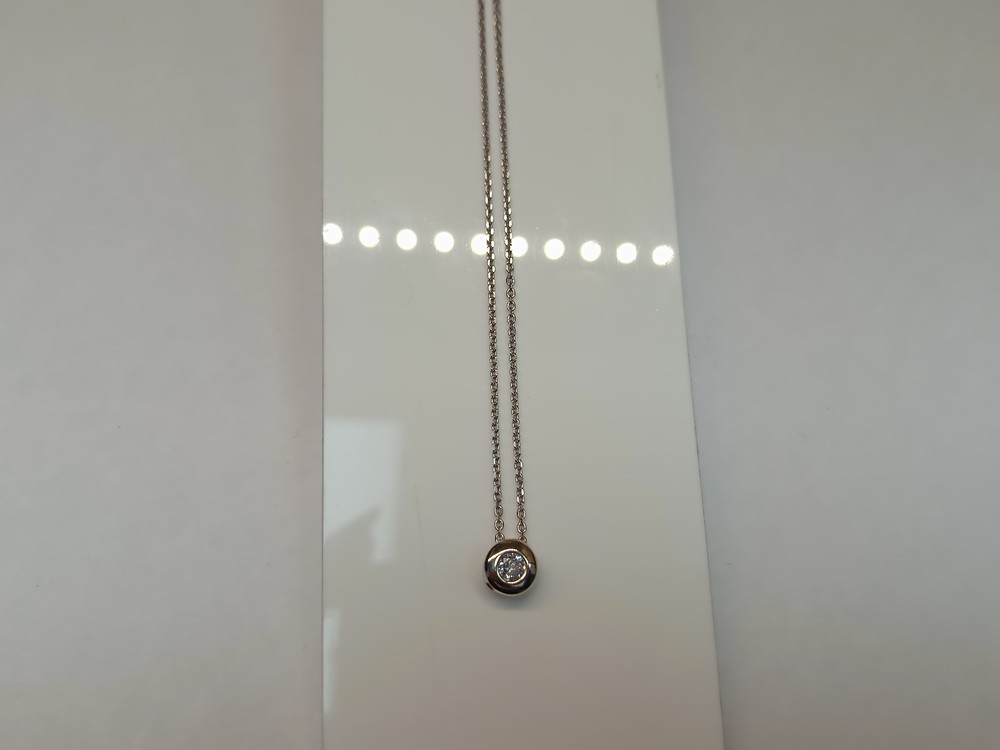 КОЛЬЕ С КАМНЕМ Au 585