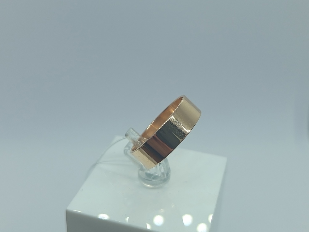КОЛЬЦО ОБРУЧАЛЬНОЕ без камня (Au 585)