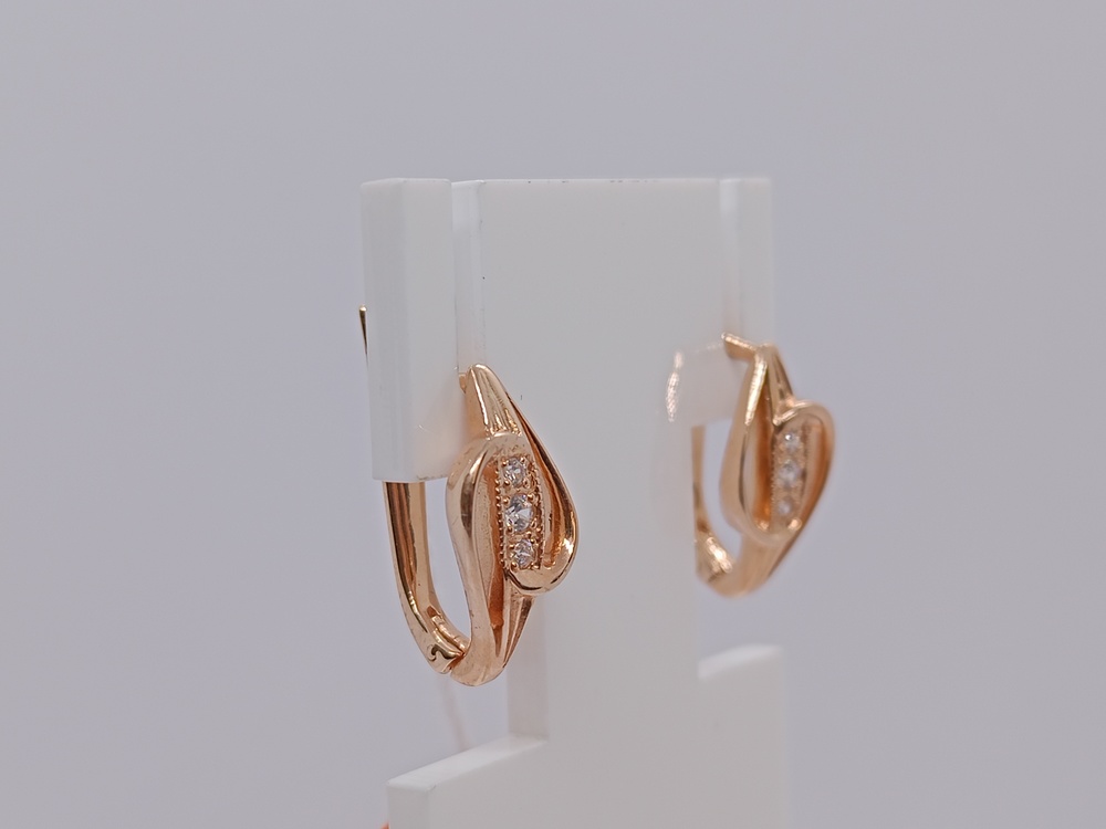 СЕРЬГИ С КАМНЯМИ (Au 585)