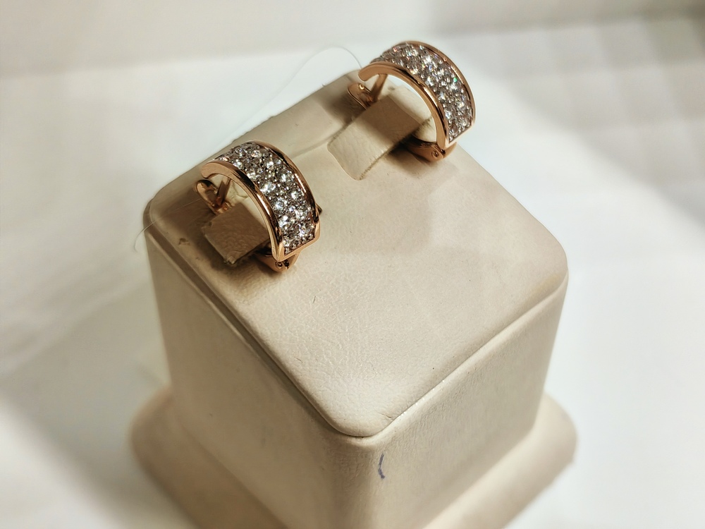 СЕРЬГИ С КАМНЯМИ (Au 585) СЕРЬГИ С КАМНЯМИ (Au 585)