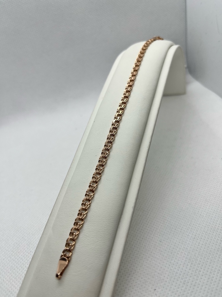 670006022 БРАСЛЕТ ПУСТОТЕЛЫЙ Бисмарк (Au 585)