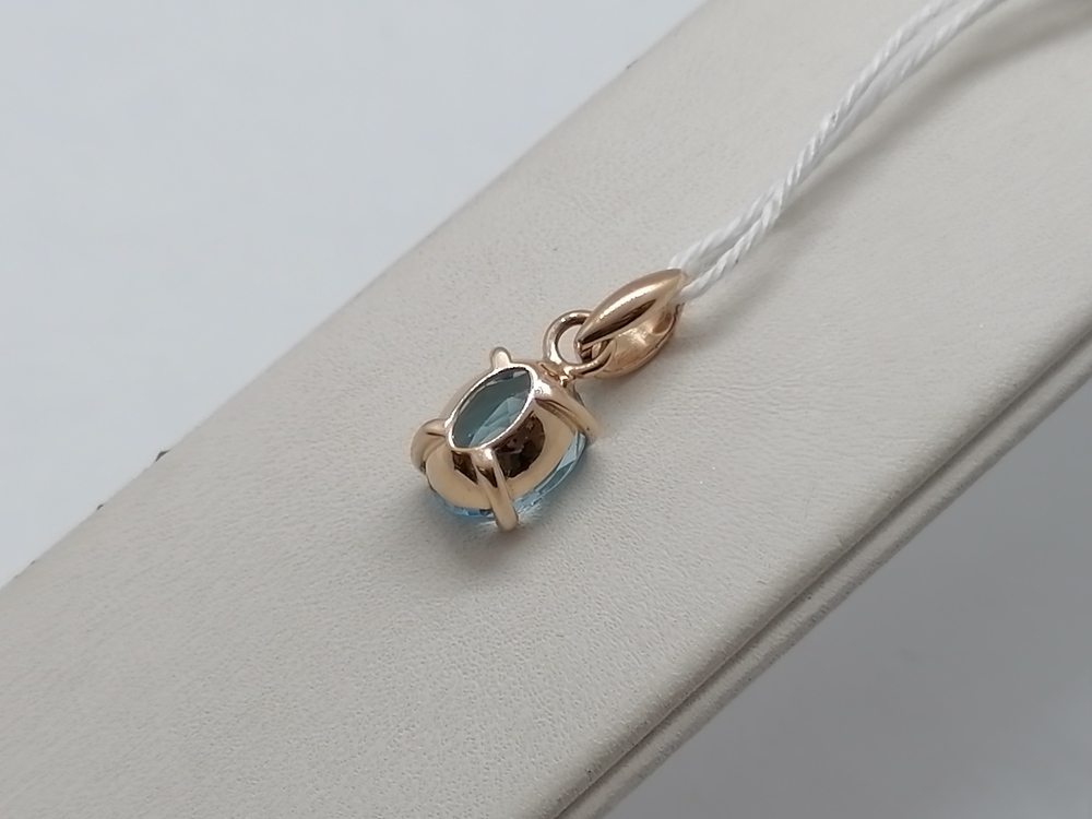 ПОДКМ585 ПОДВЕСКА С КАМНЕМ (Au 585)