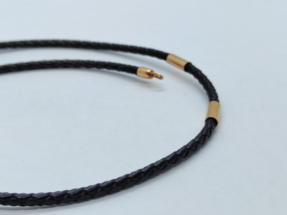 КОЛЬЕ КОЖА (Au 585)