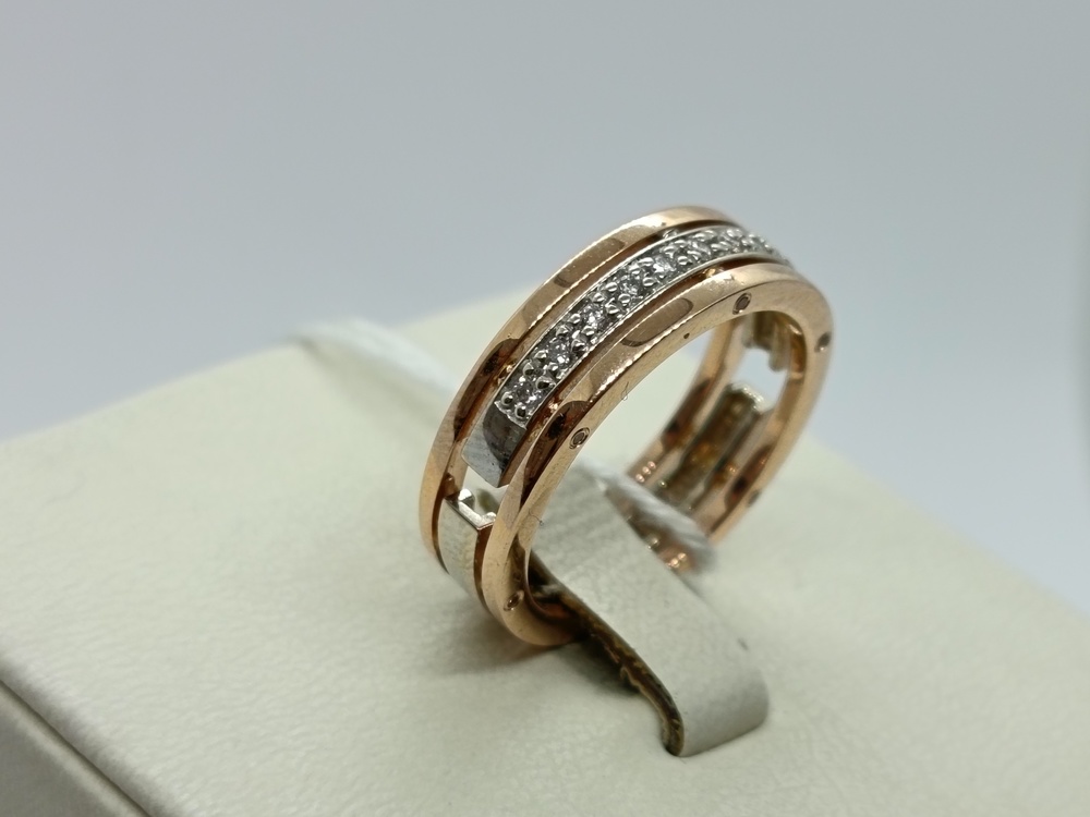 КОЛЬЦО БРИЛЛИАНТ Au 585