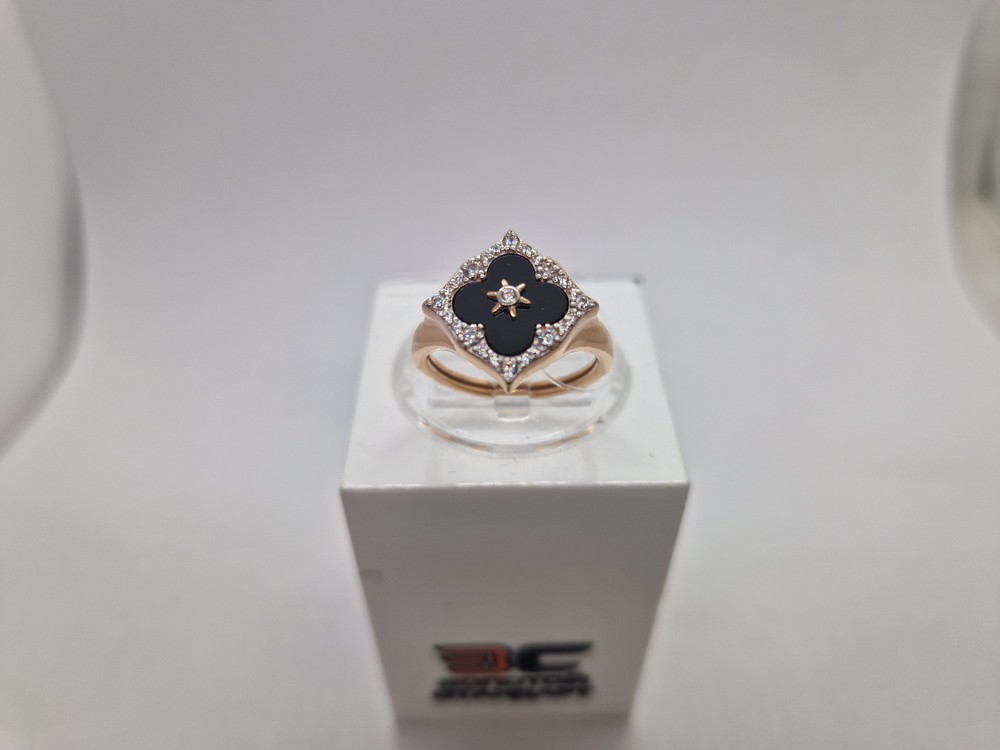 КОЛЬЦО С КАМНЯМИ (Au 585)