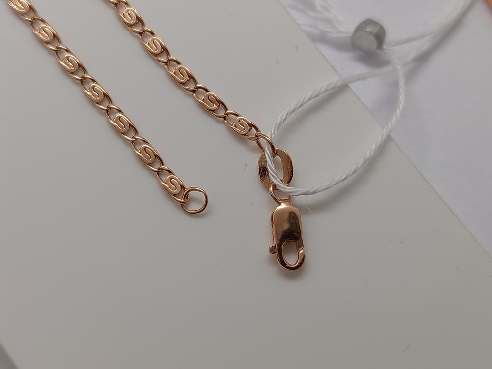 БРАСЛЕТ ПУСТОТЕЛЫЙ Улитка Au 585