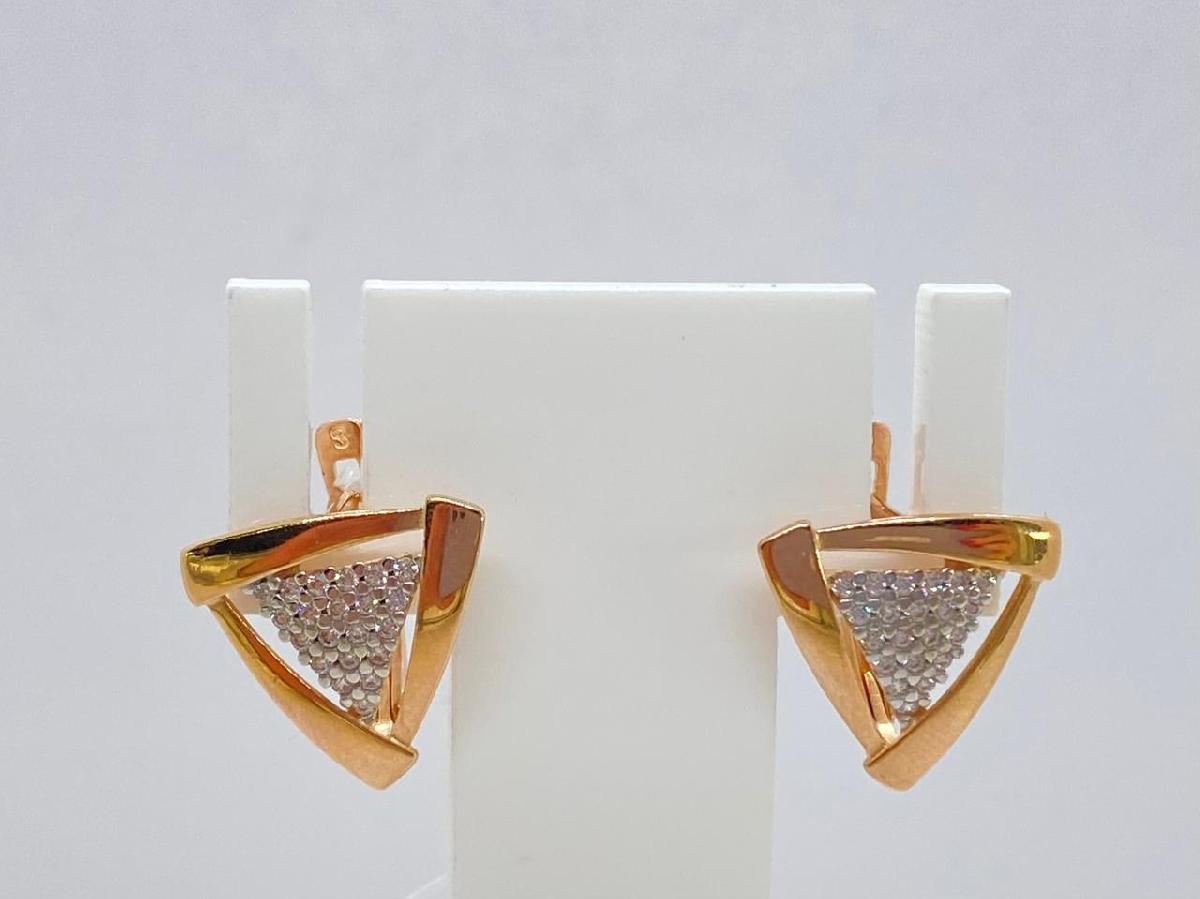 СЕРЬГИ С КАМНЯМИ (Au 585)