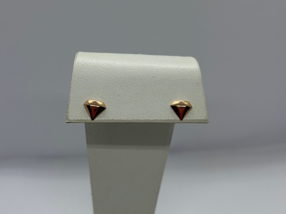 СЕРЬГИ ПУСЕТЫ без камня (Au 585)