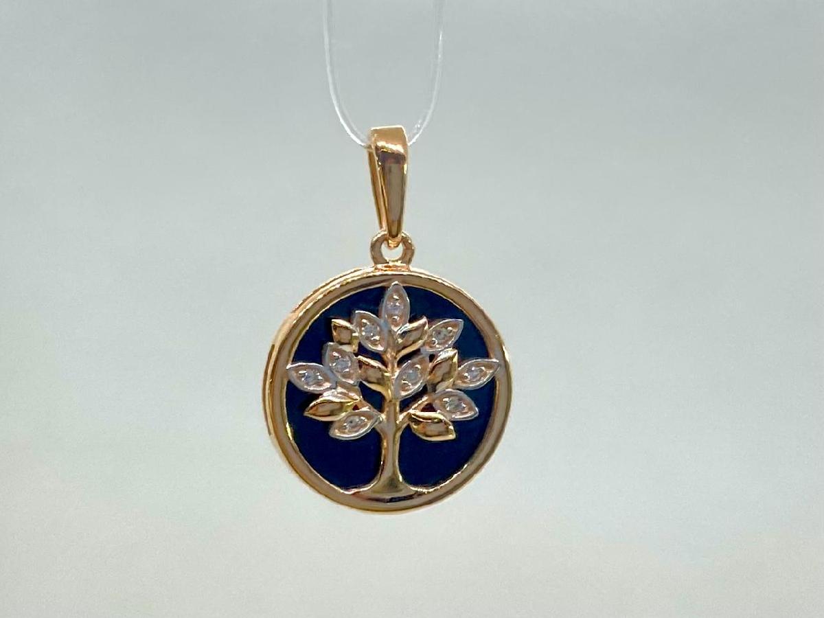 ПОДВЕСКА С КАМНЯМИ (Au 585)