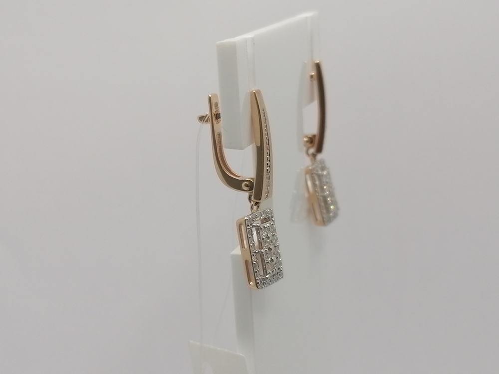 СЕРЬГИ БРИЛЛИАНТ (Au 585)