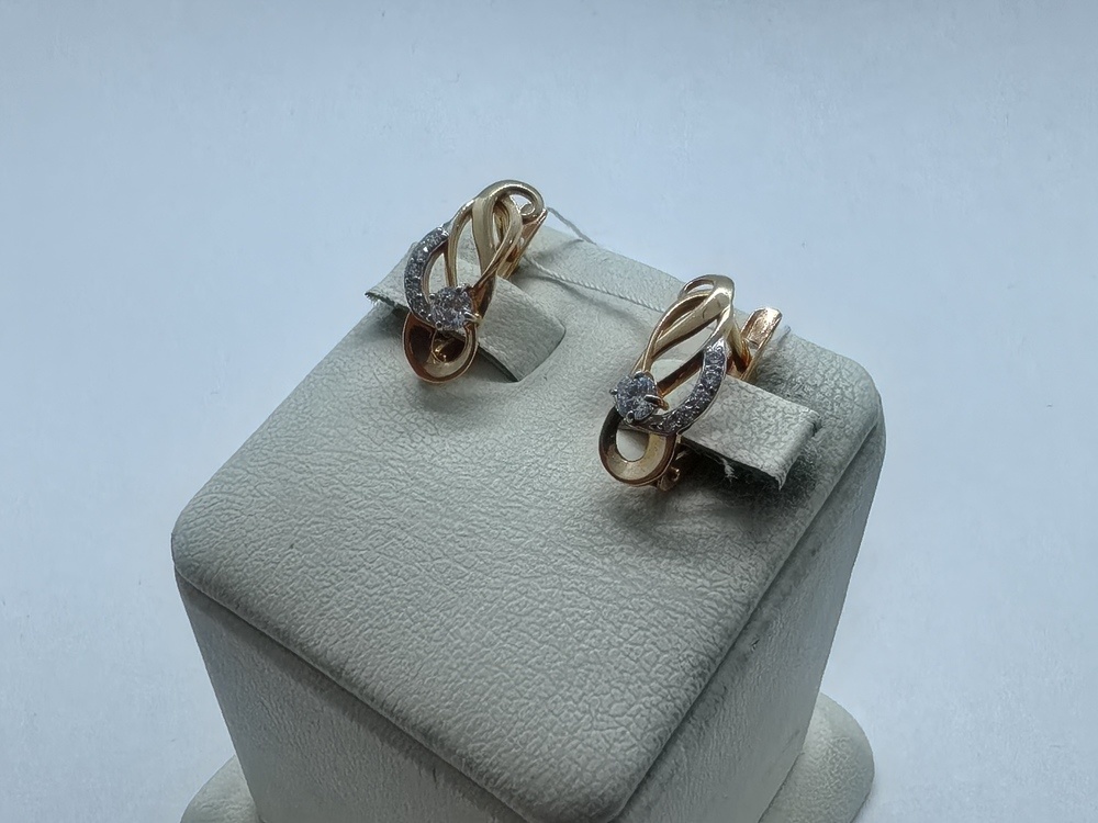 СЕРЬГИ С КАМНЯМИ (Au 585)