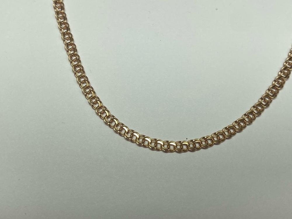 ЦЕПЬ ПУСТОТЕЛАЯ Бисмарк (Au 585)