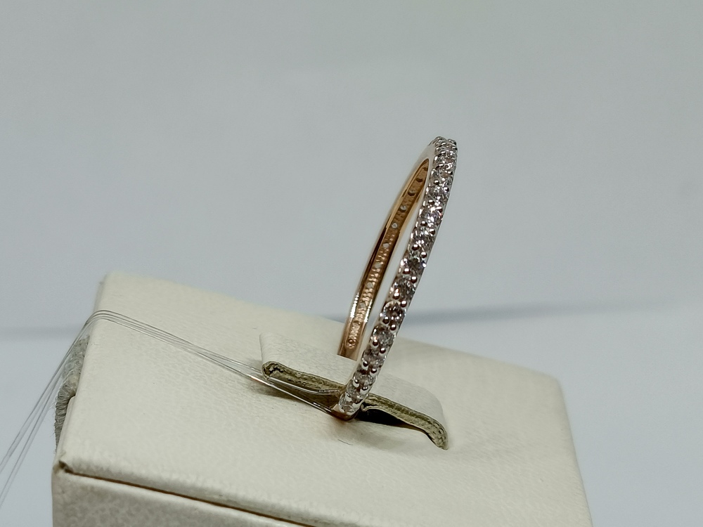 КОЛЬЦО С КАМНЯМИ (Au 585)