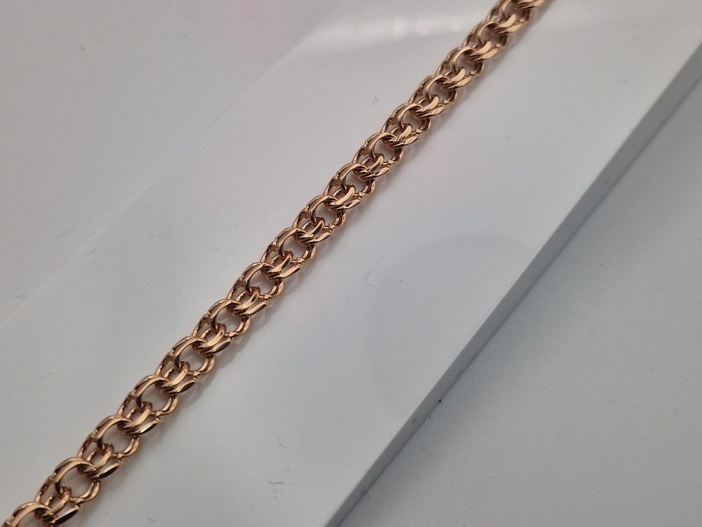 БЛБ585 БРАСЛЕТ ПОЛНОВЕСНЫЙ Бисмарк (Au 585)