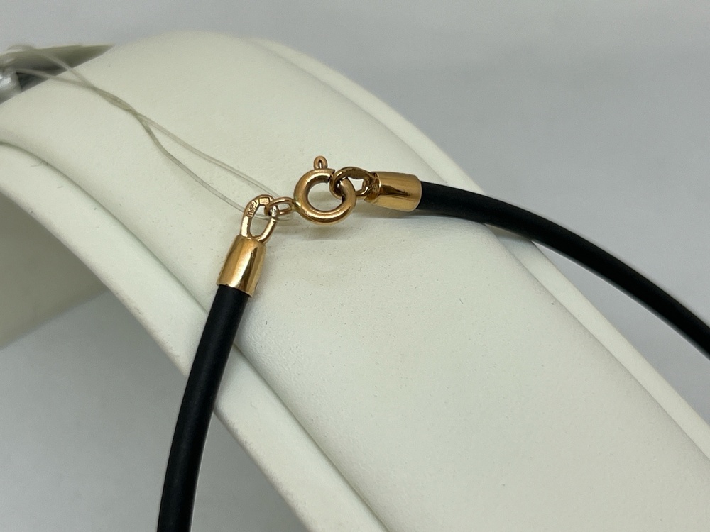 6032-6В КОЛЬЕ КАУЧУК (Au 585)