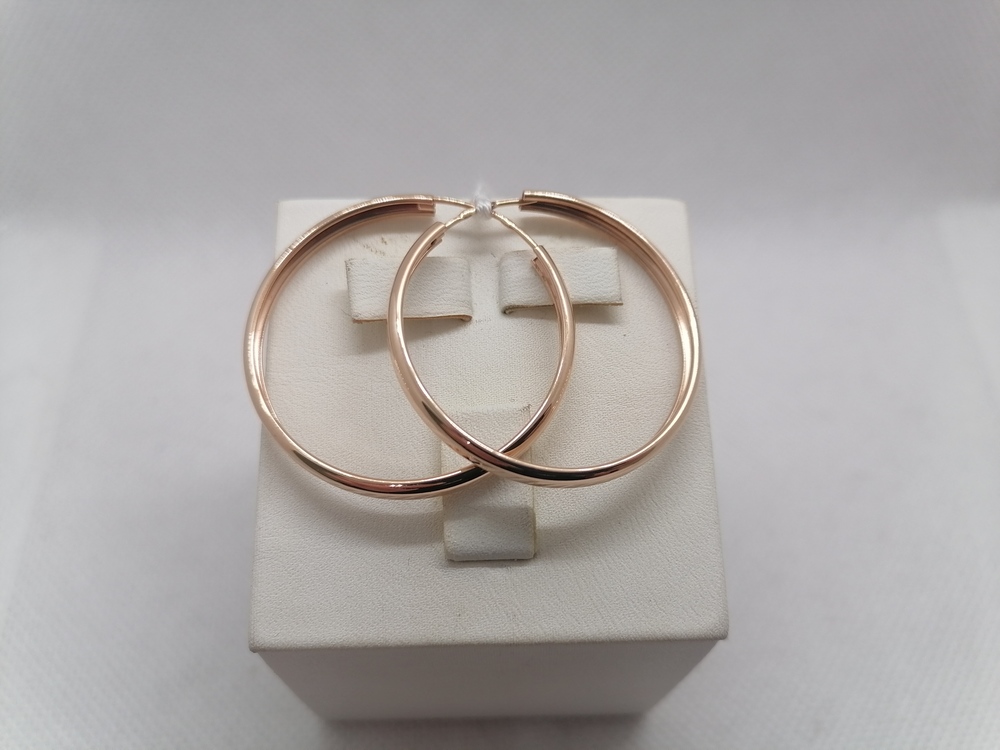 СКОН585 СЕРЬГИ КОНГО (Au 585)