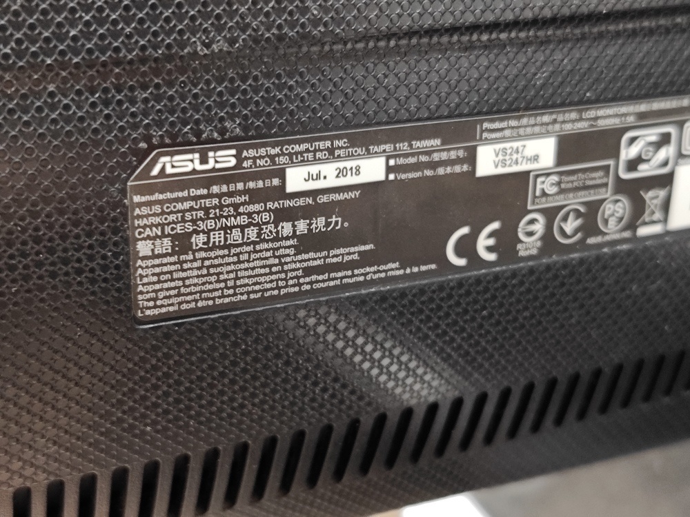 Монитор Asus VS247