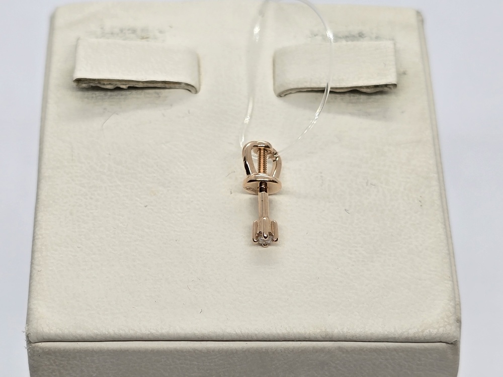 СЕРЬГИ ПУСЕТА бриллиант (Au 585)