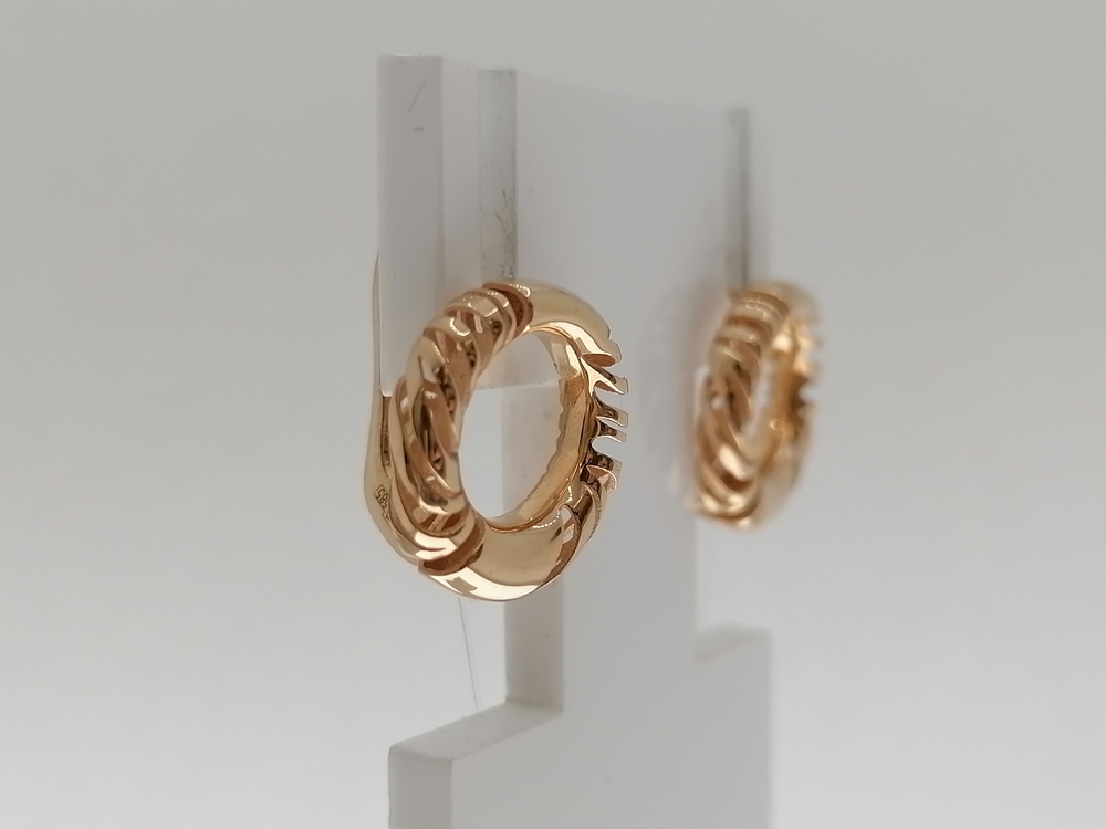 СЕРЬГИ БЕЗ КАМНЯ (Au 585)