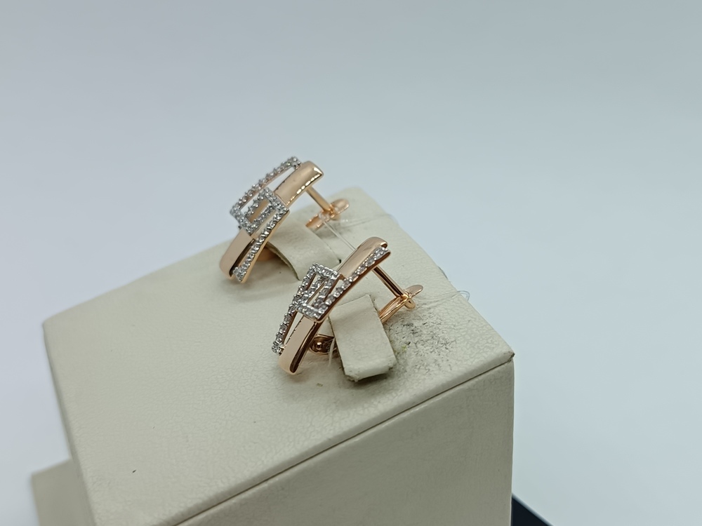 СЕРЬГИ БЕЗ КАМНЯ (Au 585)