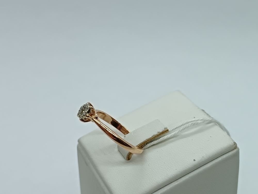 КОЛЬЦО БРИЛЛИАНТ Au 585