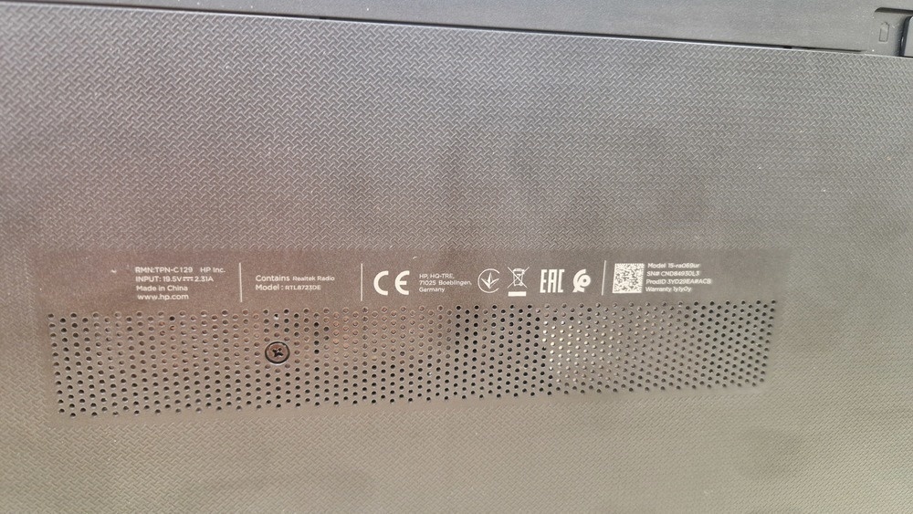 Ноутбук HP 15raO29ur; Pentium N3710, HD Graphics, 4 Гб, Нет, 500 Гб