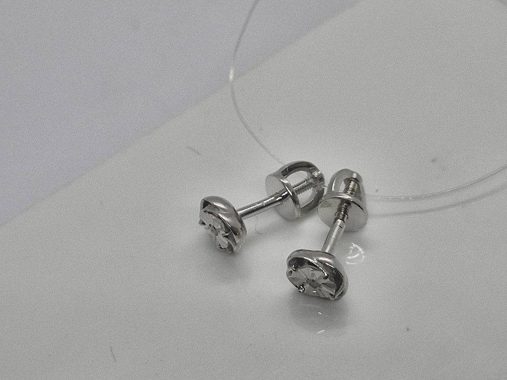 СЕРЬГИ БРИЛЛИАНТ (Ag 925)