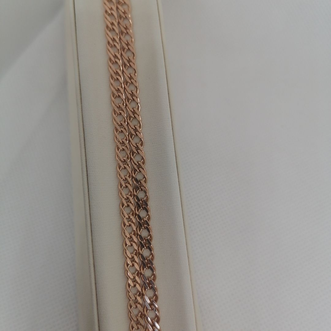 ЦЕПЬ ПОЛНОВЕСНАЯ Ромб двойной (Au 585)