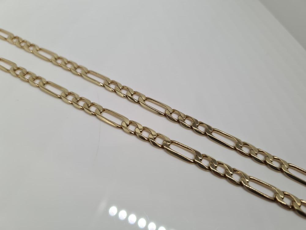 ЦЛФК585 ЦЕПЬ ПОЛНОВЕСНАЯ Фигаро(картье) (Au 585)