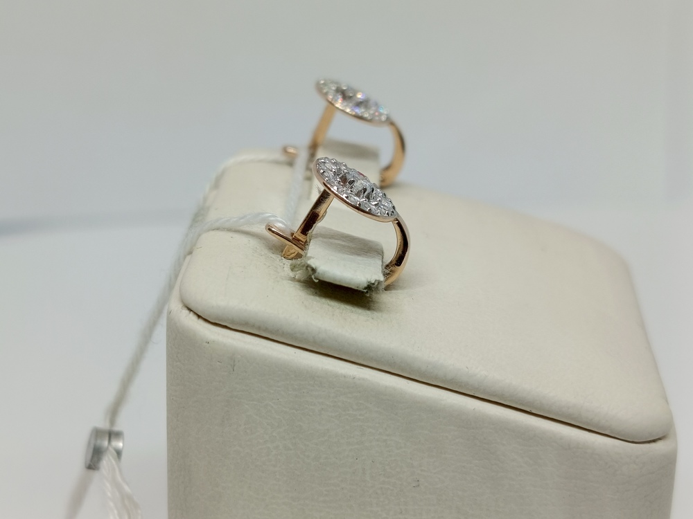 СЕРЬГИ С КАМНЯМИ (Au 585)