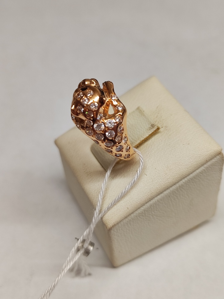 КОЛКМИ585 КОЛЬЦО С КАМНЯМИ (Au 585)