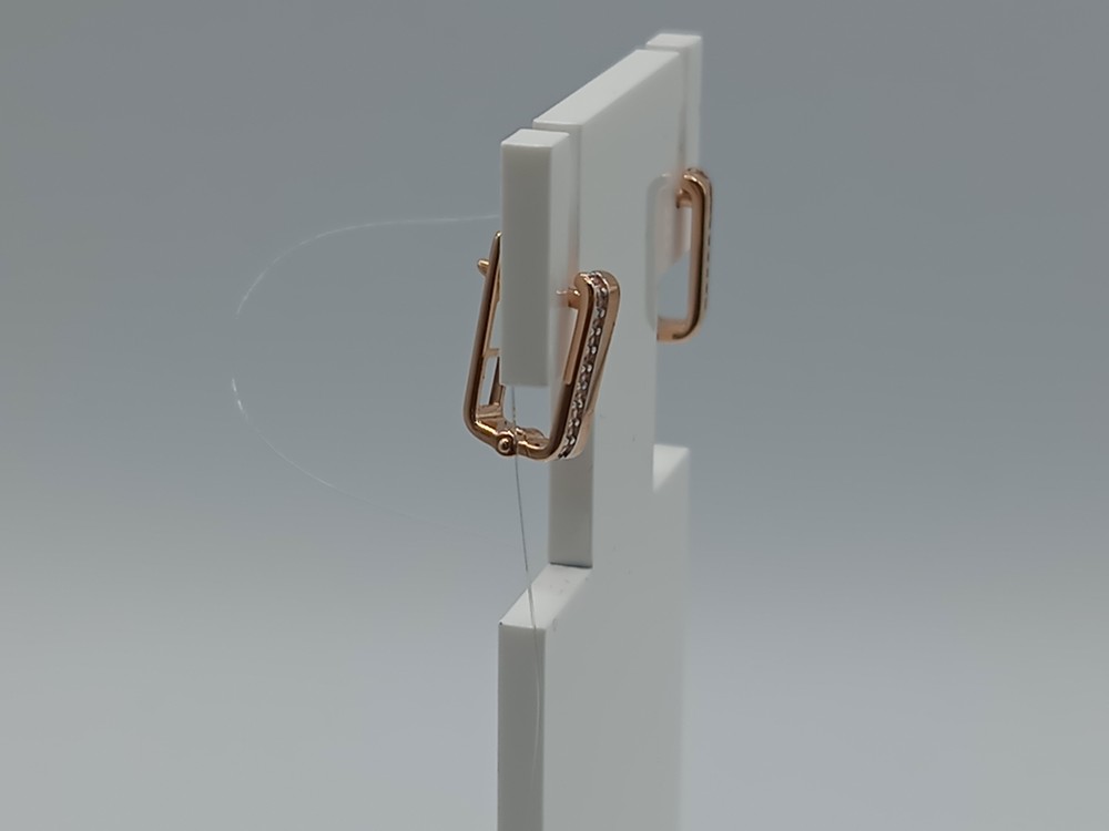 01-217507 СЕРЬГИ С КАМНЯМИ (Au 585)