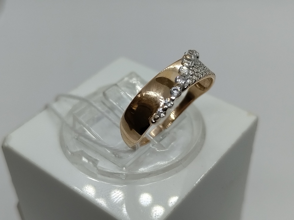 КОЛКМИ585 КОЛЬЦО С КАМНЯМИ (Au 585)