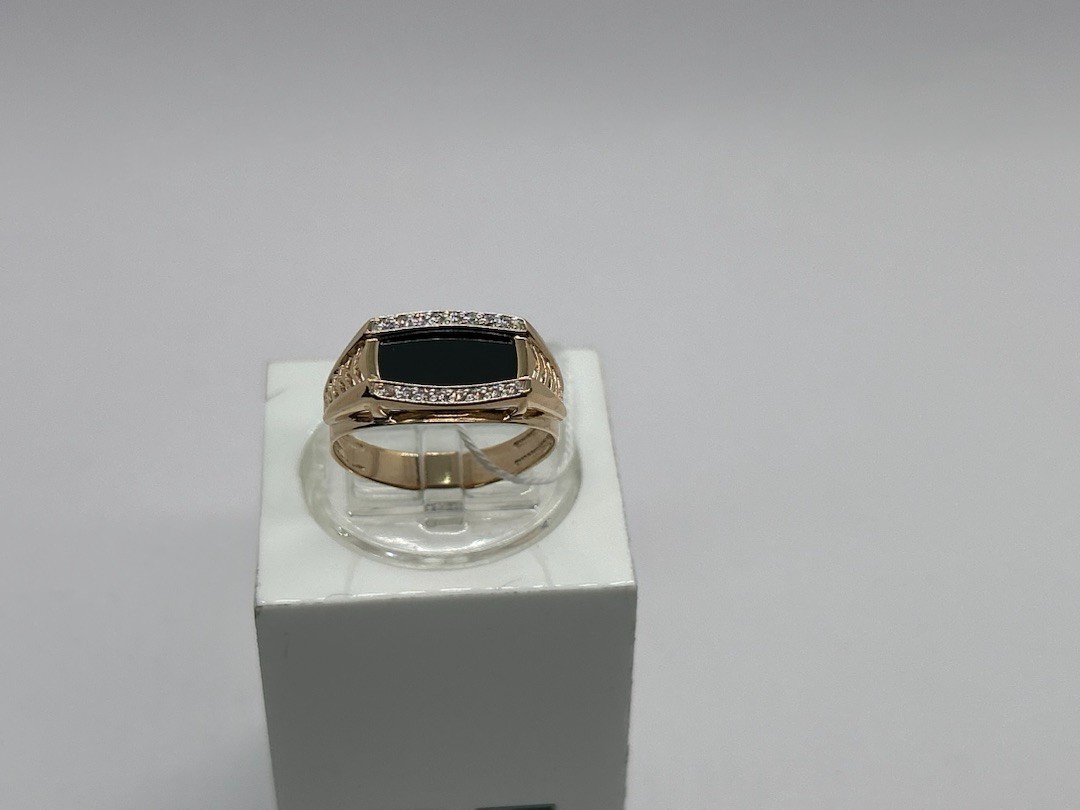 ПЕЧАТКА С КАМНЯМИ (Au 585)