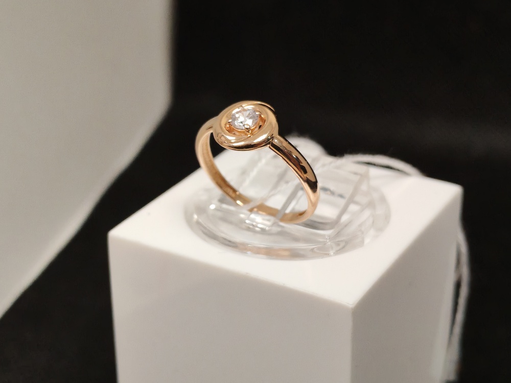 КОЛЬЦО С КАМНЕМ (Au 585)