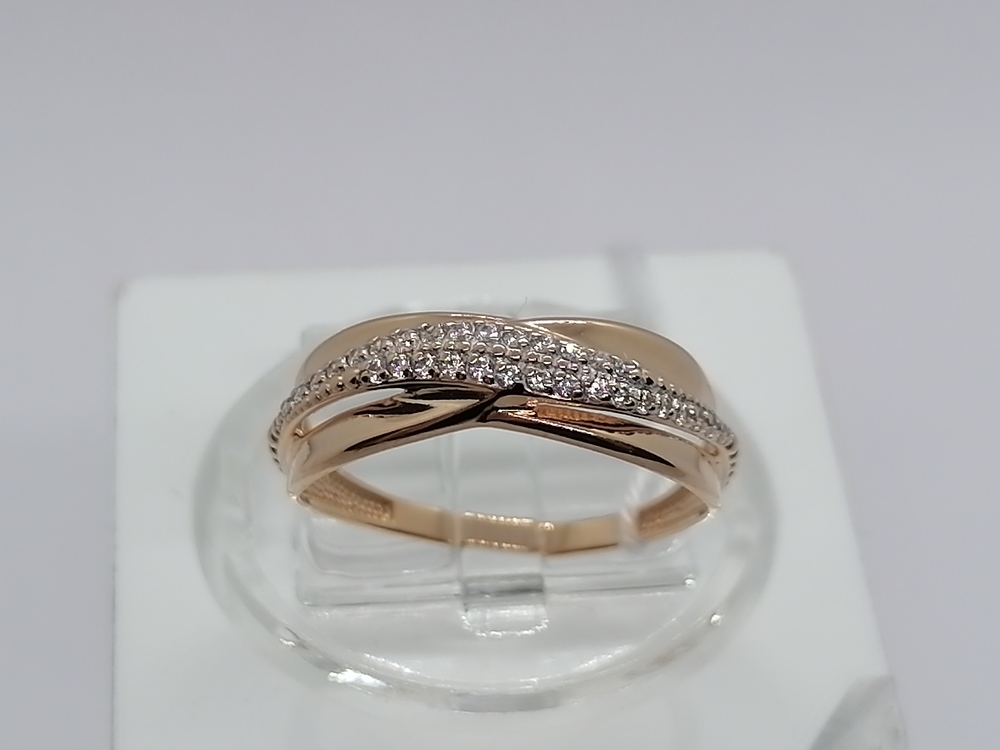 КОЛКМИ585 КОЛЬЦО С КАМНЯМИ (Au 585)