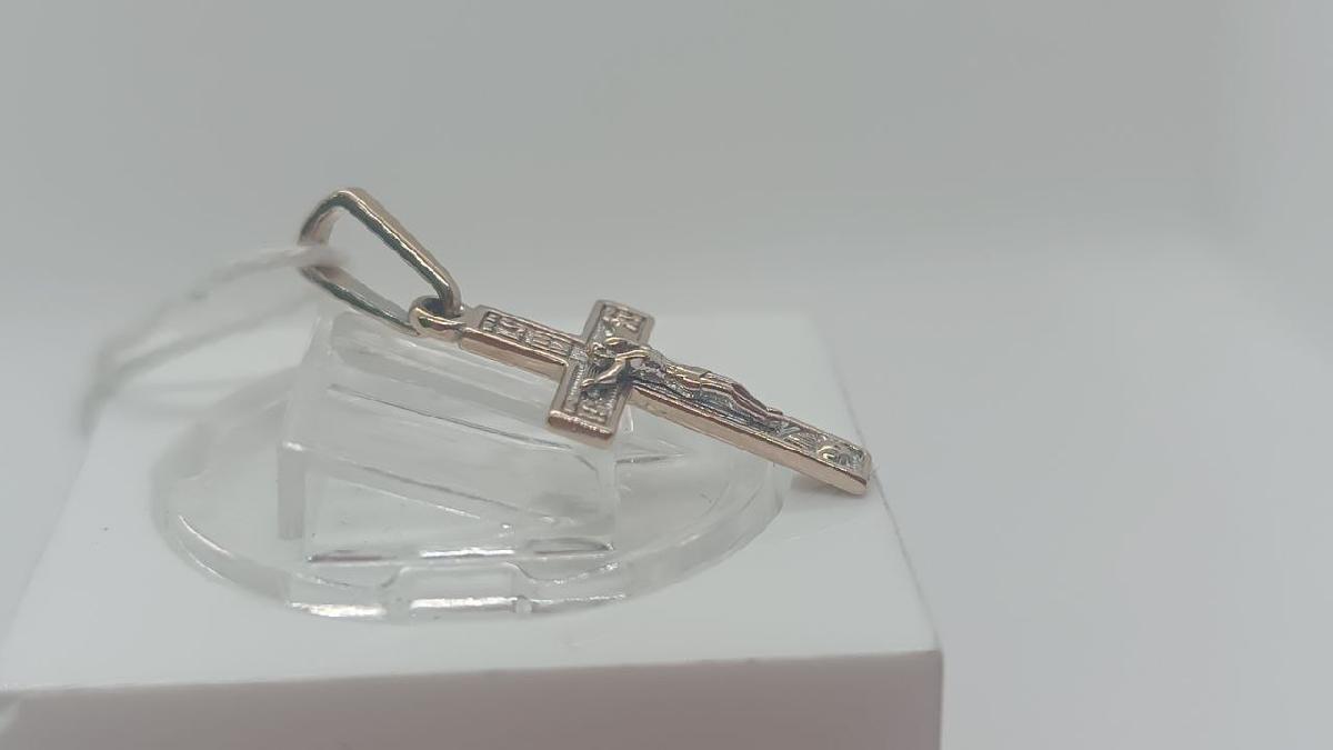 ПОДКБК585 ПОДВЕСКА КРЕСТ БЕЗ КАМНЯ (Au 585) ПОДКБК585 ПОДВЕСКА КРЕСТ БЕЗ КАМНЯ (Au 585)