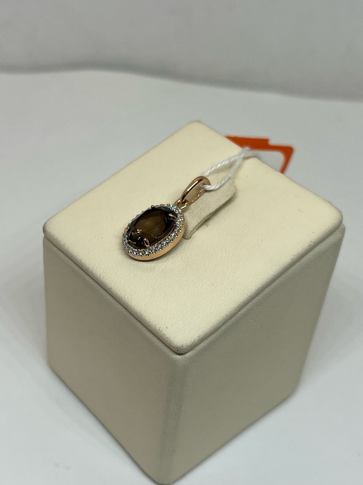 ПОДКМИ585 ПОДВЕСКА С КАМНЯМИ (Au 585)