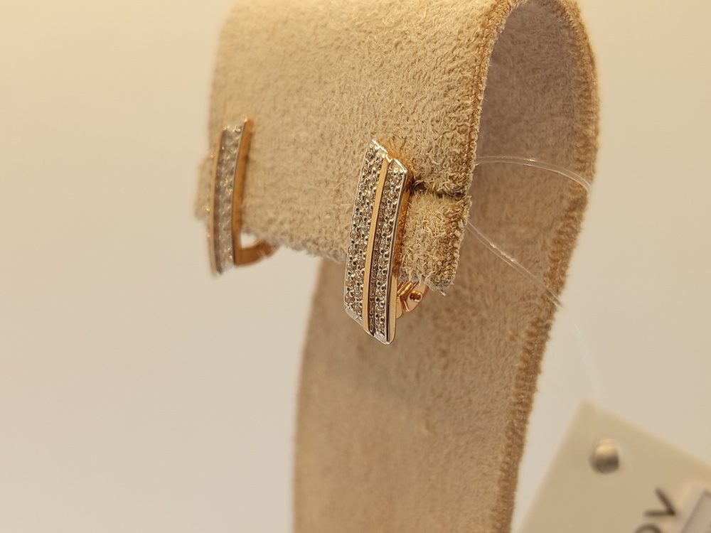 СЕРЬГИ С КАМНЯМИ (Au 585)