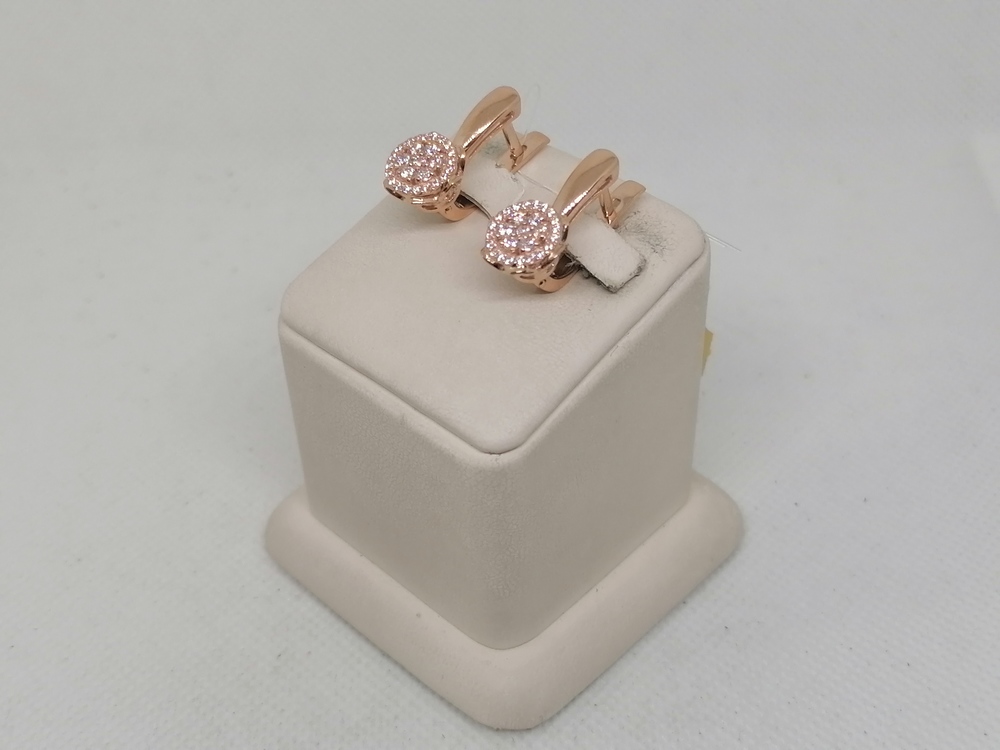 31913 СЕРЬГИ С КАМНЯМИ (Au 585)