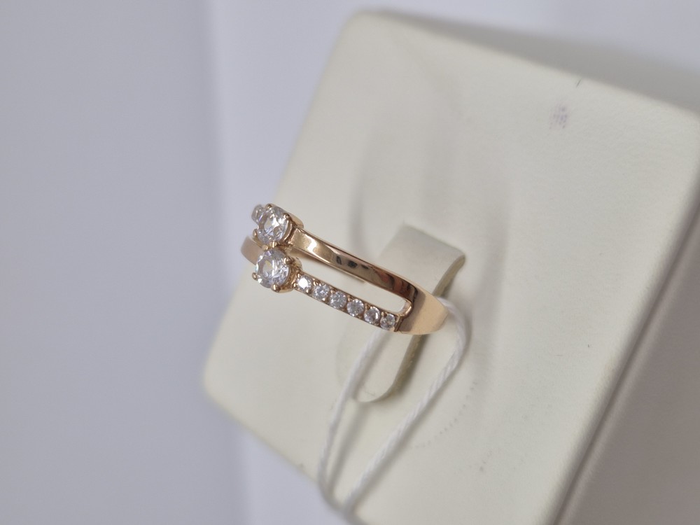 КОЛКМИ585 КОЛЬЦО С КАМНЯМИ (Au 585)