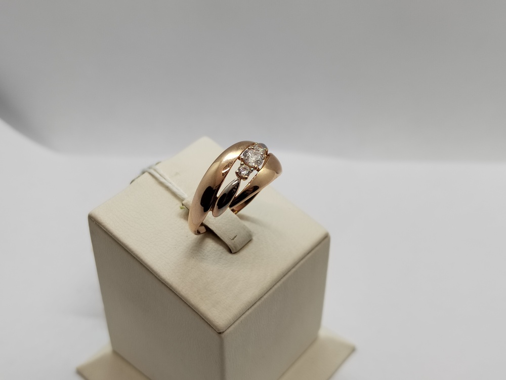 КОЛКМИ585 КОЛЬЦО С КАМНЯМИ (Au 585)